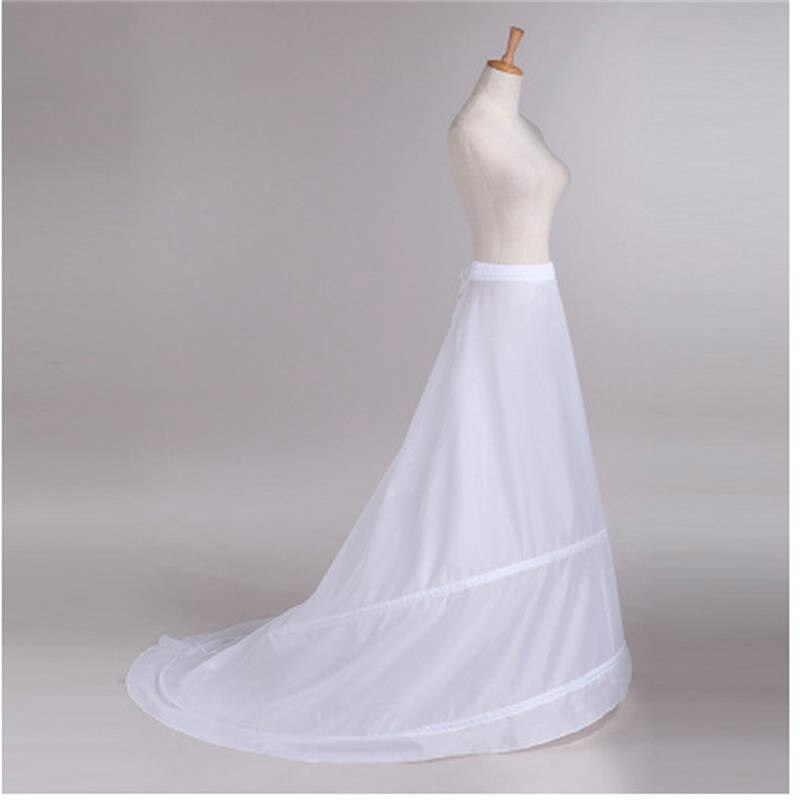Novia Enaguas Unterrock Hochzeit Felsen Unterhose Hochzeit Zubehör Hemd 2 Reifen Für EINE Linie Schwanz Kleid Petticoat Krinoline 039