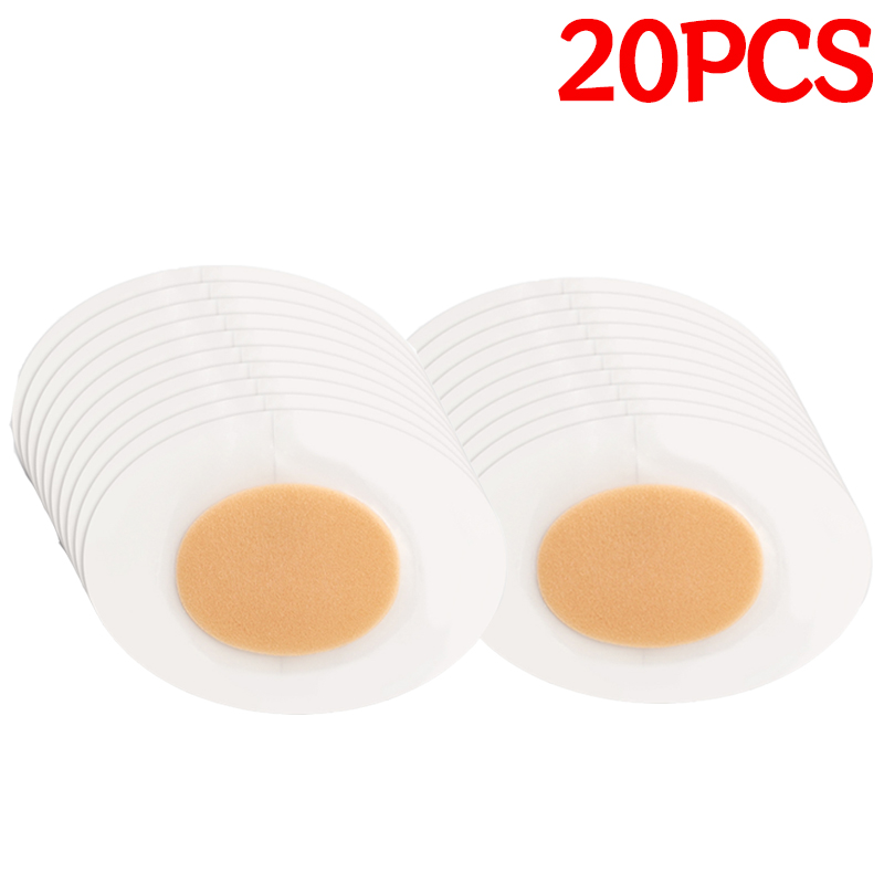 100PCS Schmerzen Relief Gel Ferse Schutz Fuß Patches Klebstoff Blister Pads Hydrokolloid Ferse Liner Schuhe Aufkleber Gips Fuß Pflege: Licht Grün