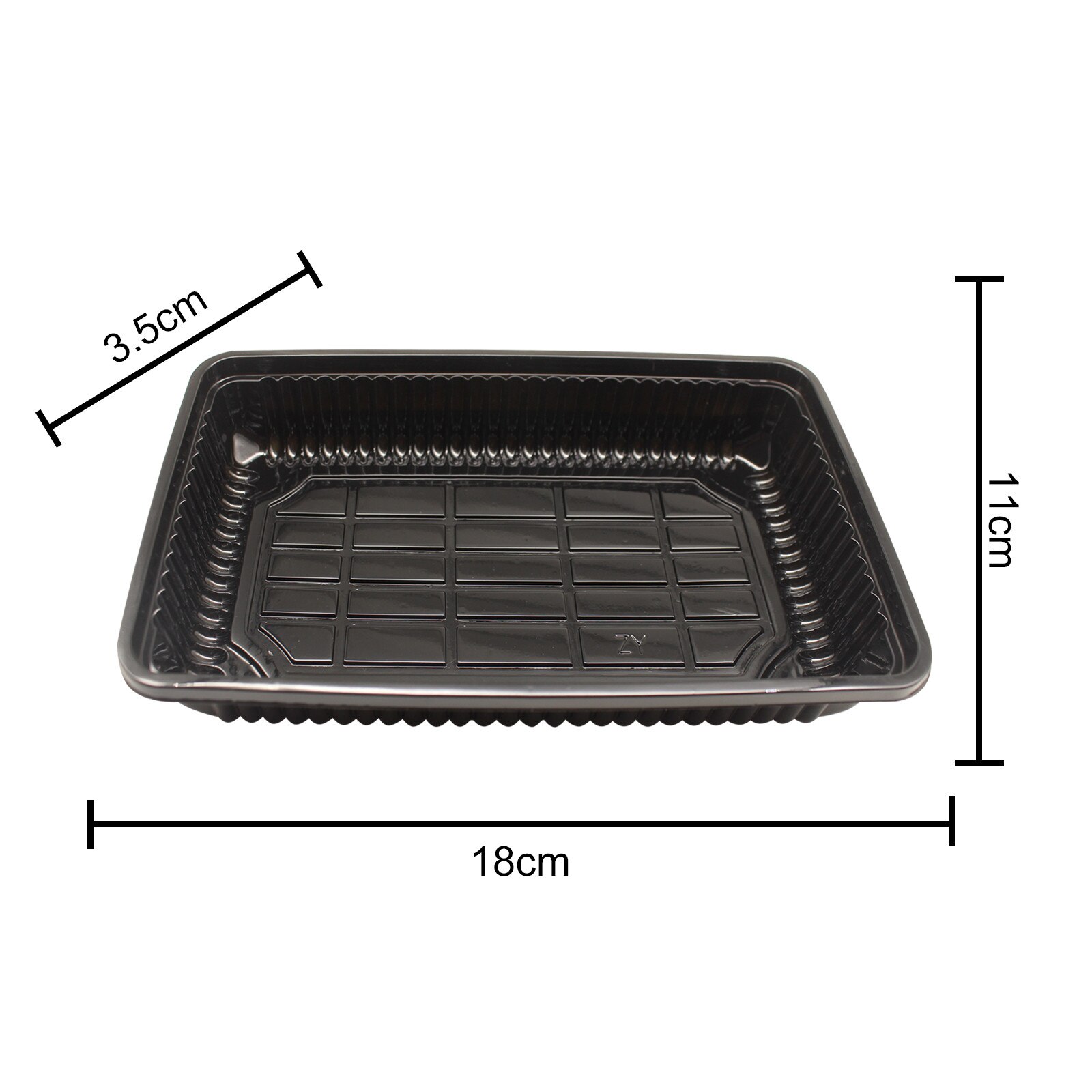 Landmark Plastics Brown Hard Plastic Nursery Pots – 7oz, 2.75x3” – Set Of 80