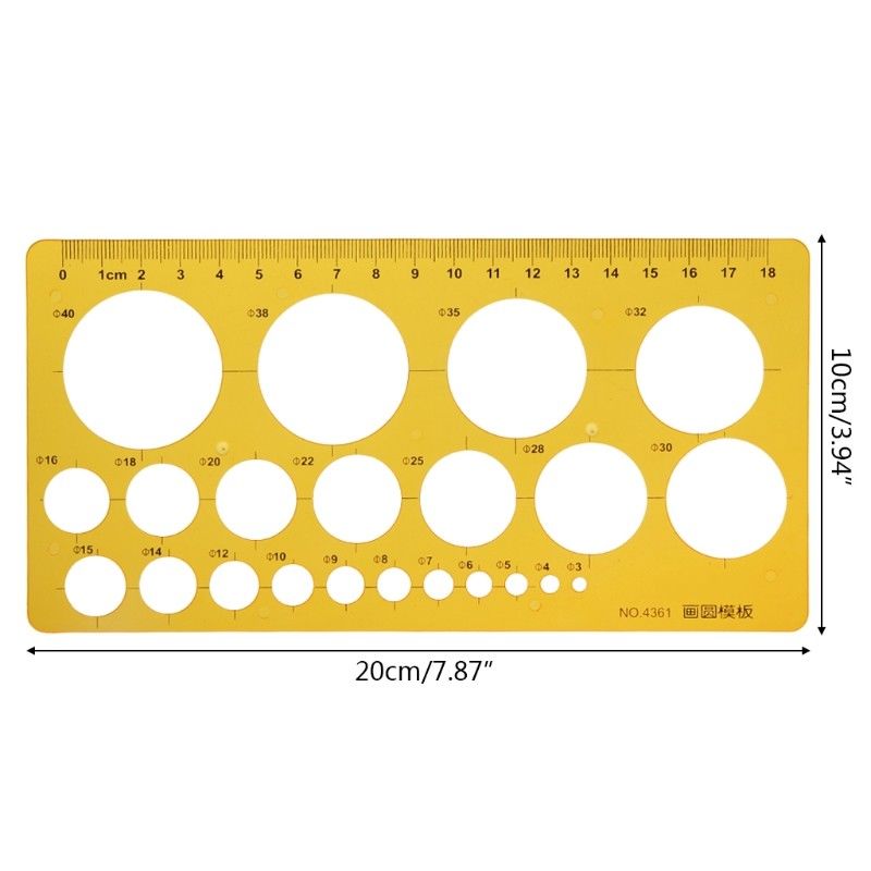 XRHYY Flow Chart Symbol Drafting Template Ruler Stencil Measuring Tool Student School Product Kit Lab&amp;Scientific Supplies