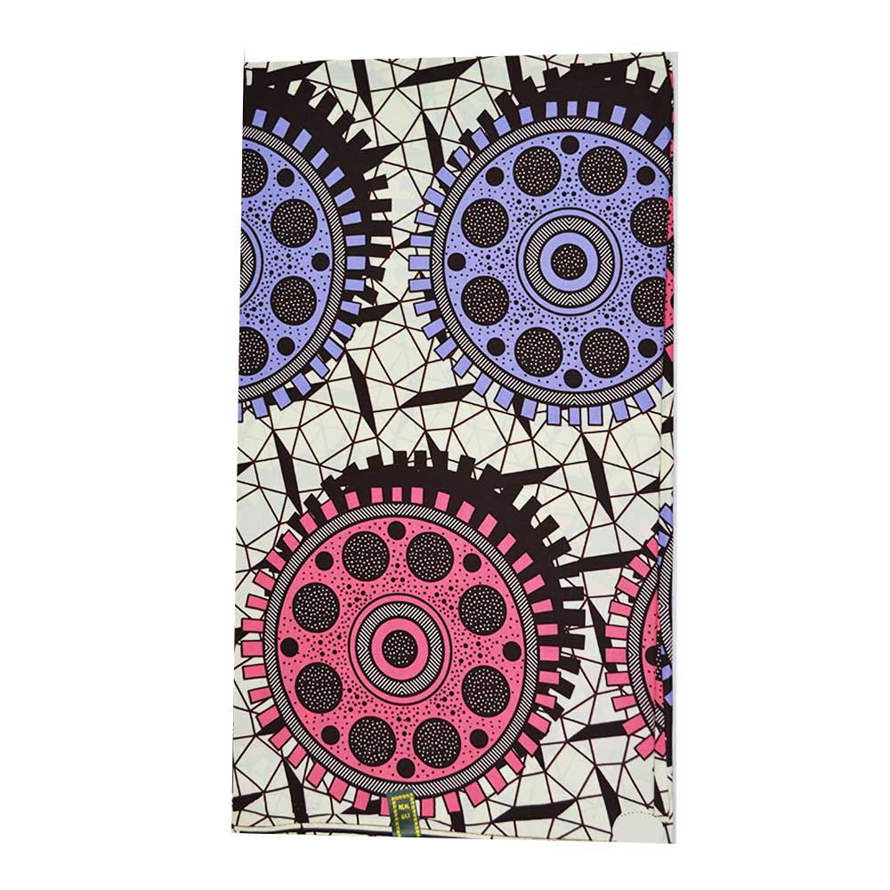 Tissu Coton Africain Imprimé Cire Ankara - 1 Yard (91x114 Cm), Nouveau Design