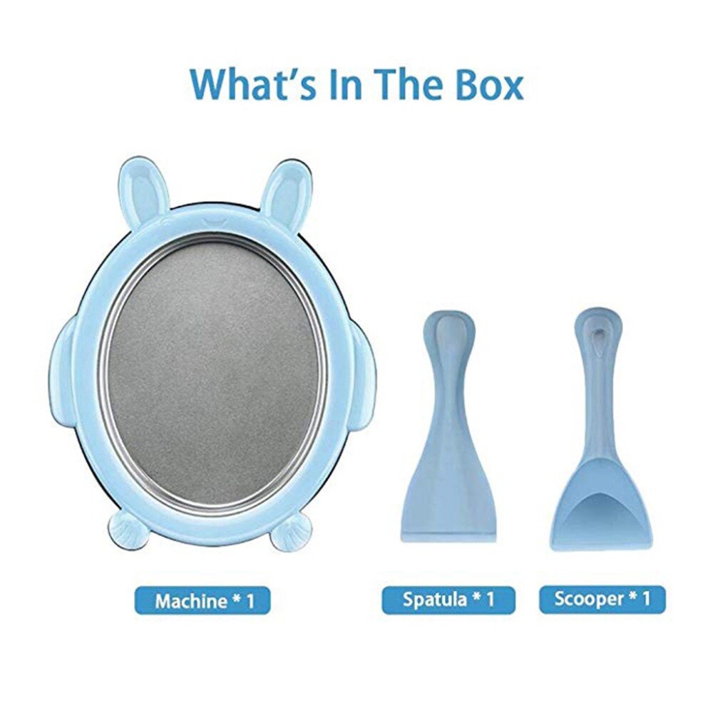 small ice cream roll maker fried yogurt machine home frying ice tray homemade fry ice plate price **D