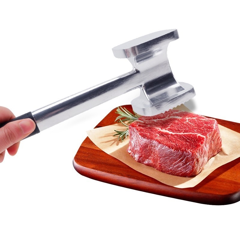 Delidge 1 Pc Aluminium Vlees Handleiding Tool Metal Mallet Tenderizer Steak Rundvlees Verzachten Stamper Varkensvlees Kip Hamer Keuken Tool