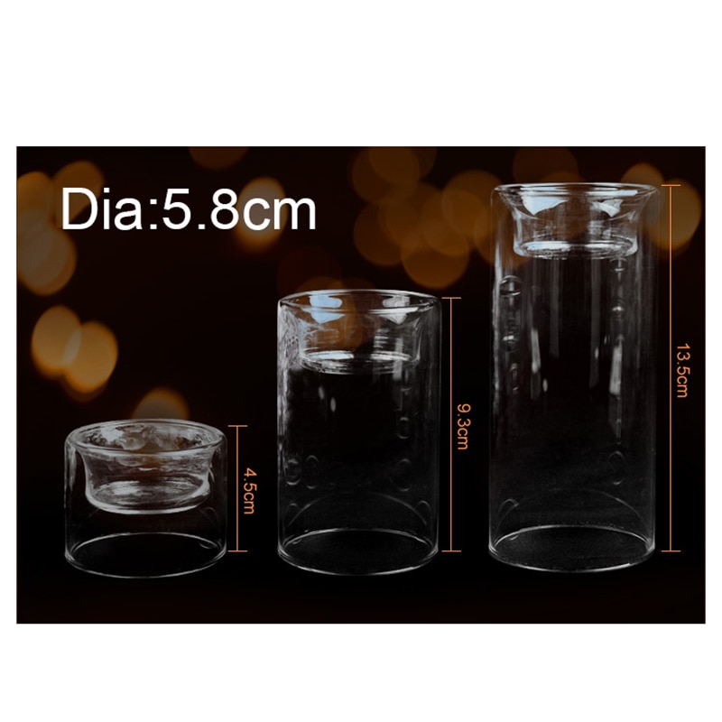 Clear Votive Candle Holders Glass Tealight Candle Holder for Tablescapes Wedding Home Decor Office Restaurant Table Decor