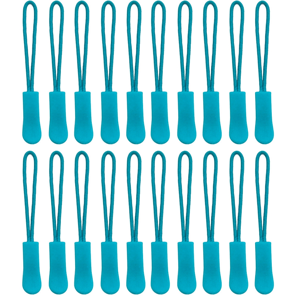 20 PCS Color Zipper Pull Puller End Fit Rope Tag Clothing Zip Fixer Broken Buckle Zip Cord Tab Clothes Suitcase Backpacks Etc...: DULL