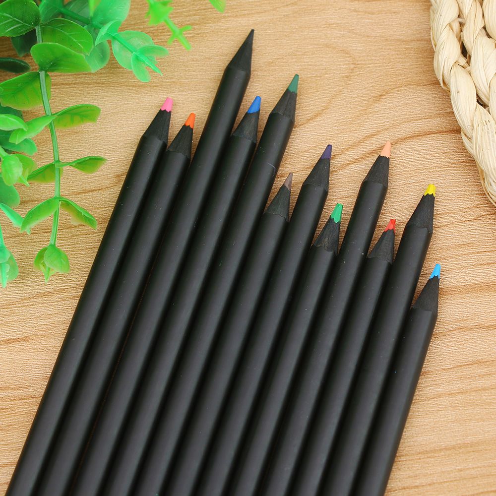 12Pcs Charcoal Pencil Colorful Sketch Drawing For Artist Sketching Drawing Set