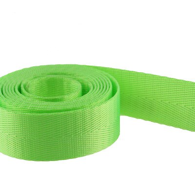 Streifen V bilden 5Meter 20mm Nylon Gurtband Bänder Hund Kragen Rucksack Tornister Gurt Gürtel Band Bindung DIY NäHenne zubehör: fluoreszierend Grün