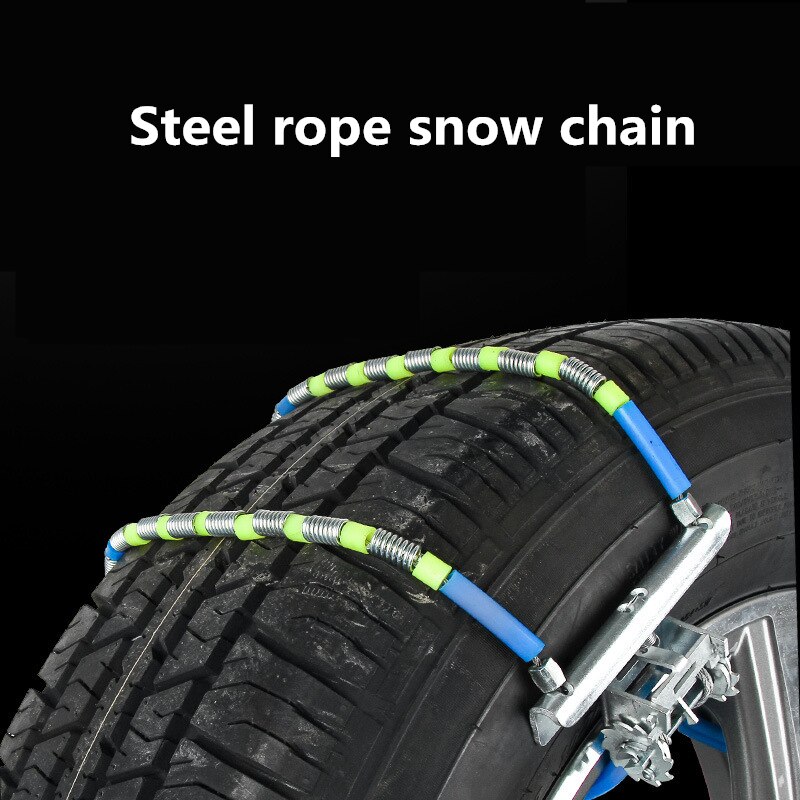 Bil nødkugle sne kæde generel brug bil sne kæde nødsitekæde til is / sne / mudder / sand vejsikker kørsel