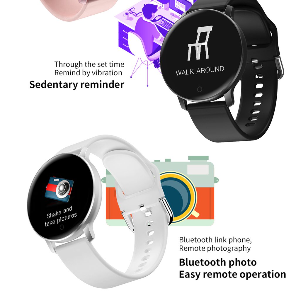 X9 Smart Horloge Smartwatch Luxe Vrouwen Mannen Waterdichte Sport Gezondheid Horloge Fitness Horloge Voor Android Ios Telefoon