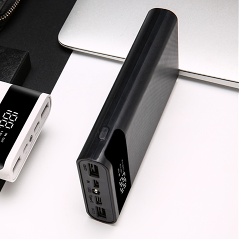 Dual USB Micro USB Type C Power Bank Shell 5V DIY 6*18650 Case Battery Charge Storage Box Without Battery