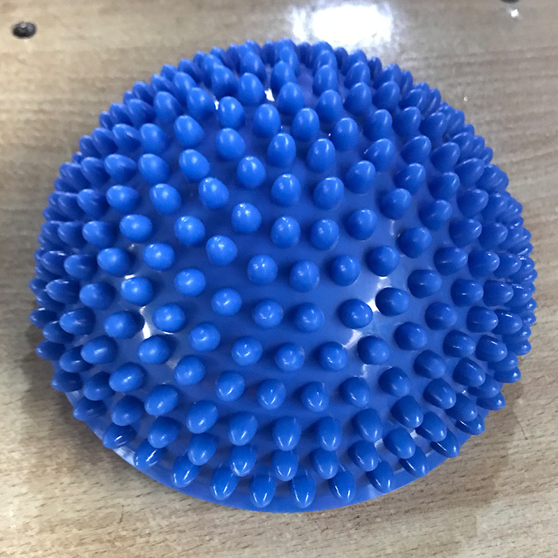 Palla da yoga da 16cm punto di massaggio gonfiabile in PVC mezza misura palla equilibrio allenatore stabilizzatore palestra Pilates palla di bilanciamento fitness