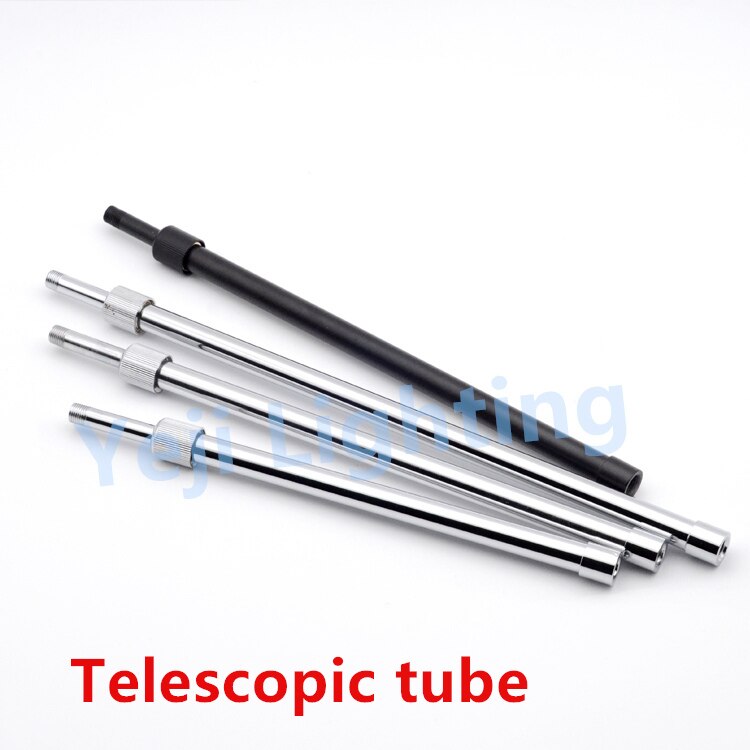 M10 Telescopic tube Telescopic pole chrome alloy hollow pipe for E27 edison retro lamp holder ceiling rose lighting accessories