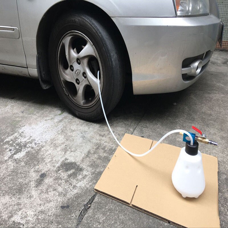 Brake Bleeder Bleeding Fluid kit Car Auto Van Air Pneumatic Garage Vacuum ToolS