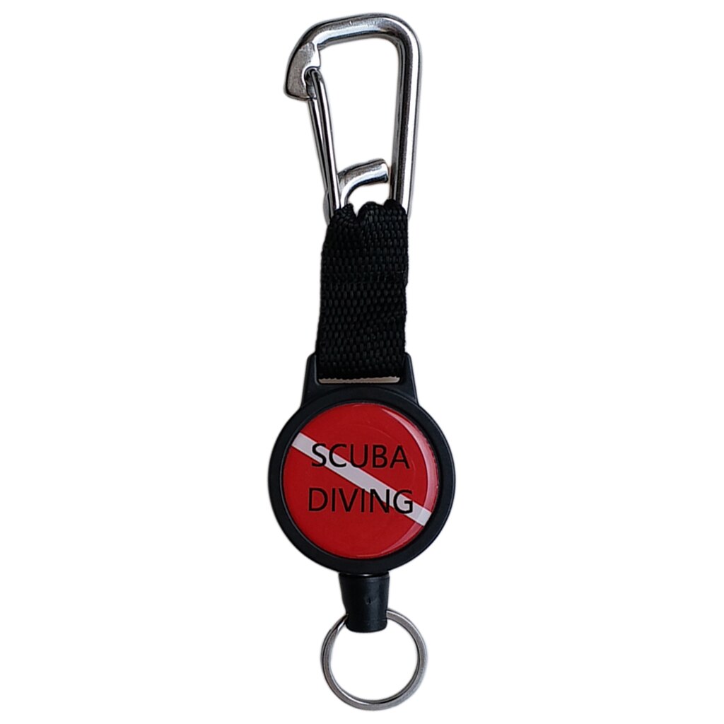 Scuba Diving Lanyard Stainless Steel /Nylon Retractor Cameras Dive Lights Holder Accessories: Stainless Steel