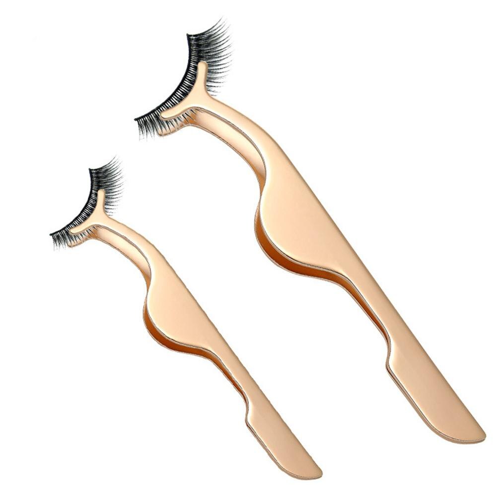 XY Fancy Valse Wimpers Wimperkruller Roestvrijstalen Extension Eye Lash Applicator Remover Pincet Clip Makeup Tools