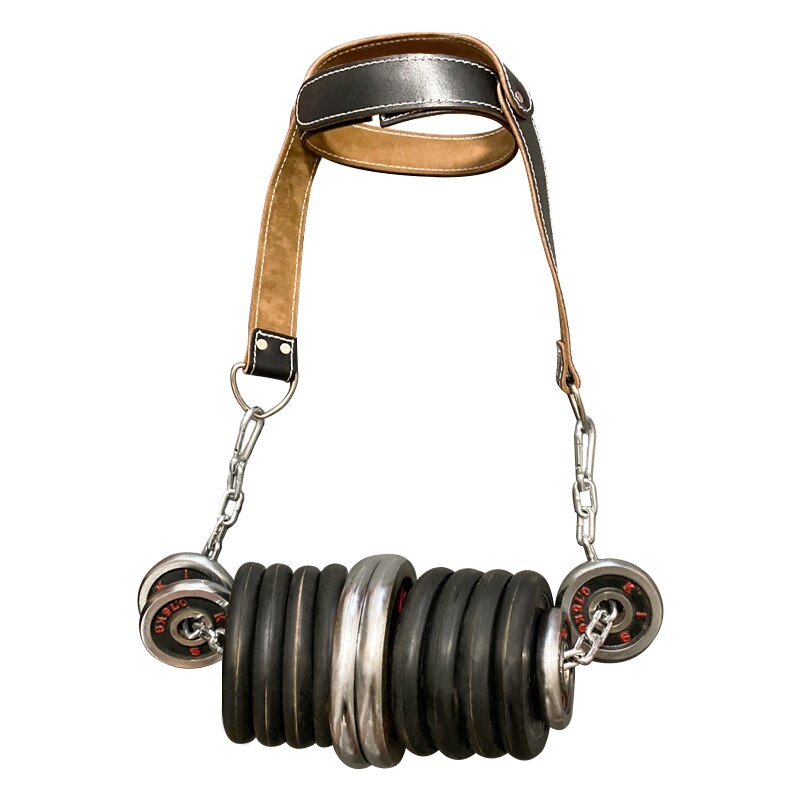 Head Neck Training Fitness Weight Bearing Hat Shoulder muscle Trainer With Chain for Gym Weight Lifting Strap Workout Equipments