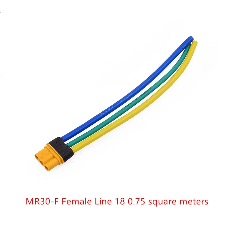 RC Batterij Oplader 18 AWG 16AWG 12AWG 10AWG XT60 XT90 EC5 Plug Mannelijke Vrouwelijke Verlengkabel Draad Connector 10 CM/20 CM/30 CM: MULTI / Lijn Connector