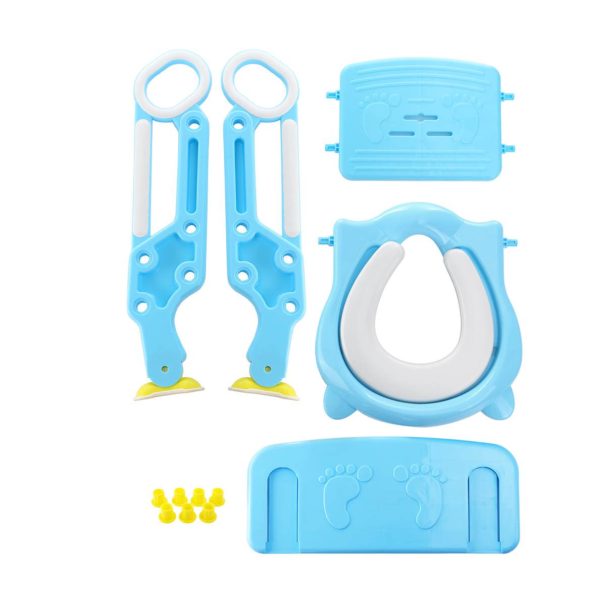 Portable Baby Potty Kids Portable Toilet with Adjustable Ladder Folding Urinal Infant Potty Training Seat Urinal for Children