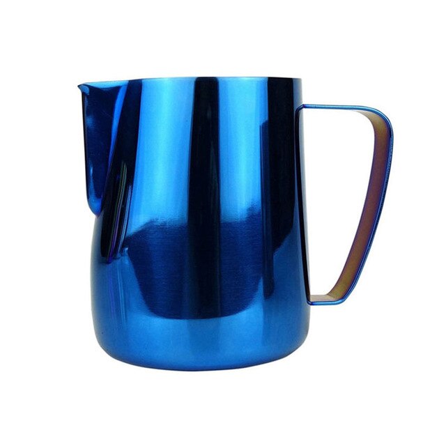 350/600Ml Melkkan Rvs Opschuimen Werper Pull Bloem Kopje Koffie Melkopschuimer Latte Art Melkschuim espresso Pitcher: C / 350ml