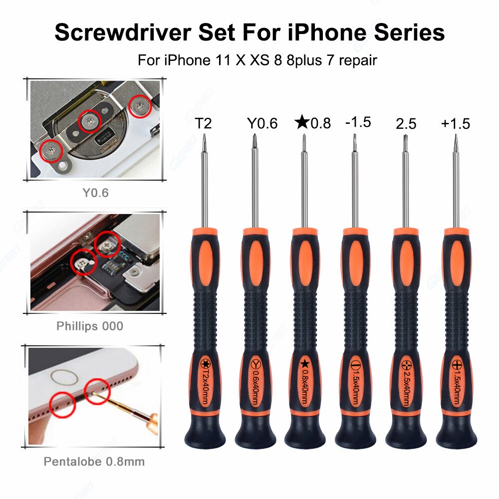 Opening Mobile Phone Repair Tools Set 24 in 1 Magnetic Screwdriver For iPhone 11 Pro X 8 Plus SE Repair Smartphone