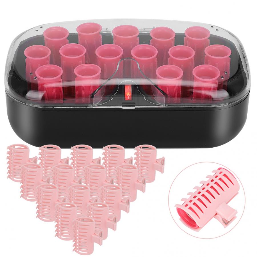 Varillas eléctricas para la permanente del cabello, accesorios profesionales para peluquería, rodillo rizador de pelo, pinzas para el cabello de 30mm, abrazadera con agujero interno, 15 piezas