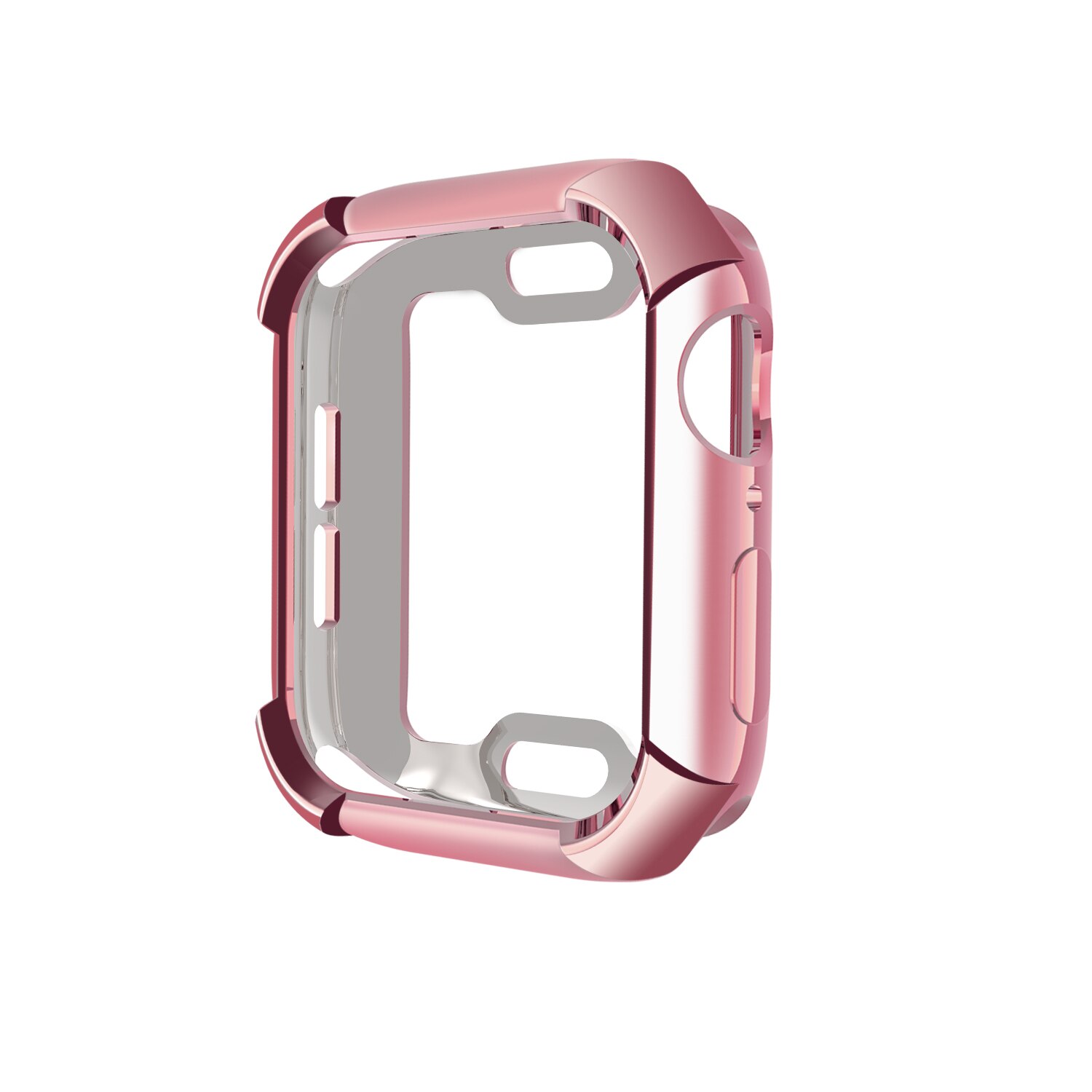 case cover for Apple watch band Apple Watch 4 5 case 44mm 40mm iWatch TPU bumper protection bumper plating watch accessories