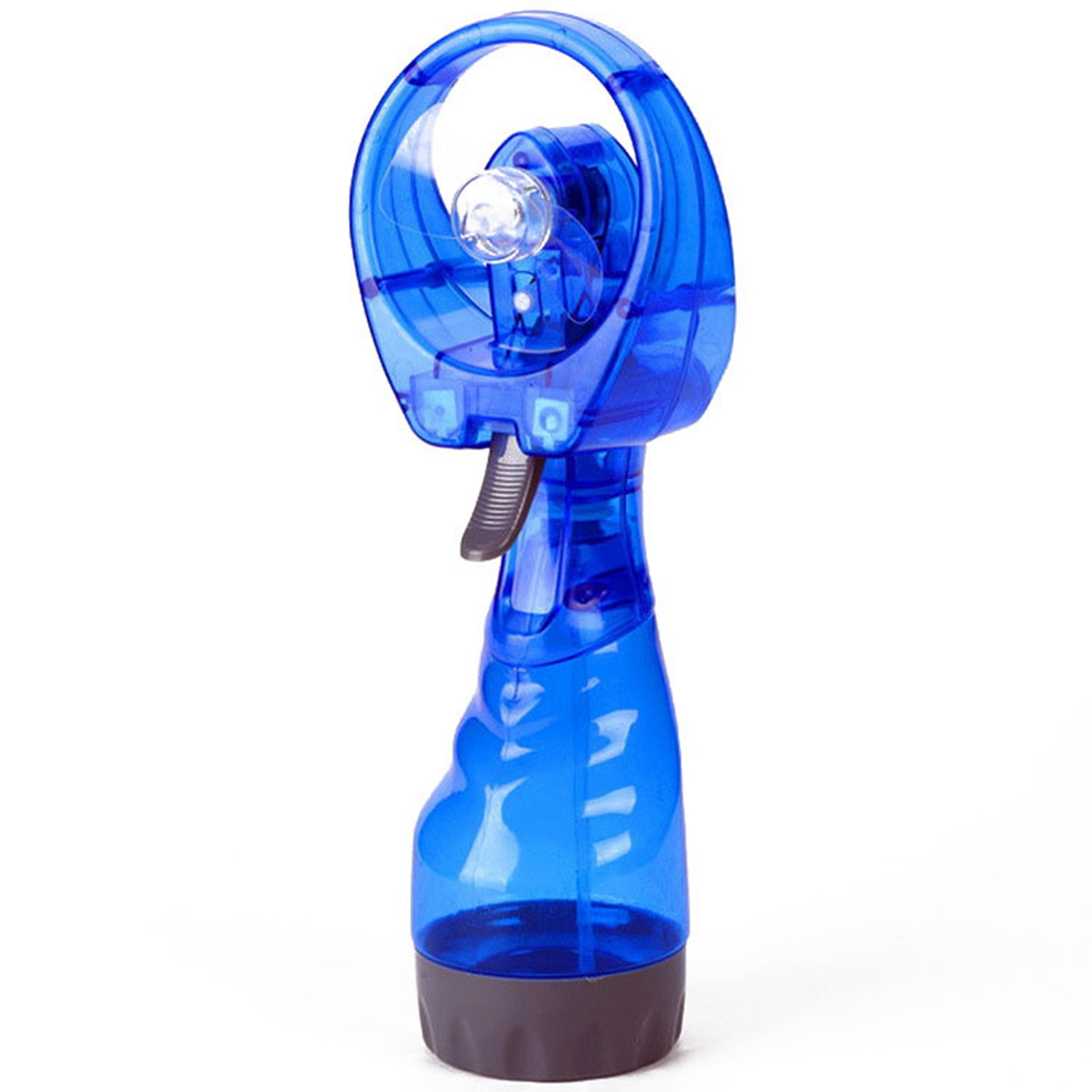 Praktischer Nebelventilator, Handventilator, batteriebetriebener Außenventilator, Strandventilator, Sommerventilator, tragbarer Wassernebelventilator, kühl Ich bin Sommer: Blau