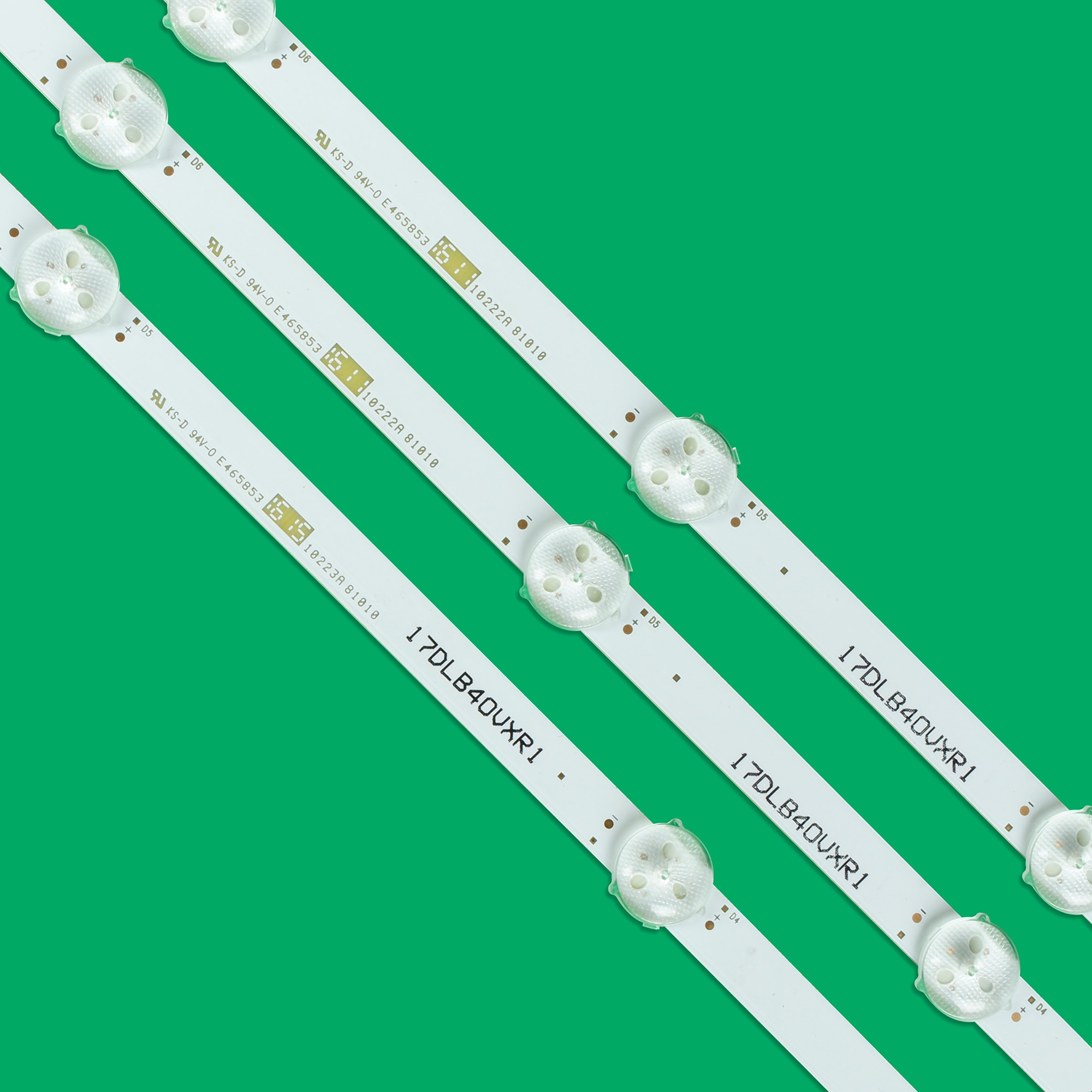 Kit 3 PCS 745mm LED backlight strip voor LG vestel BUSH DLED40287FHD LB40017 V1_05-38S 17DLB40VXR1 VES400UNDS-2D-N11