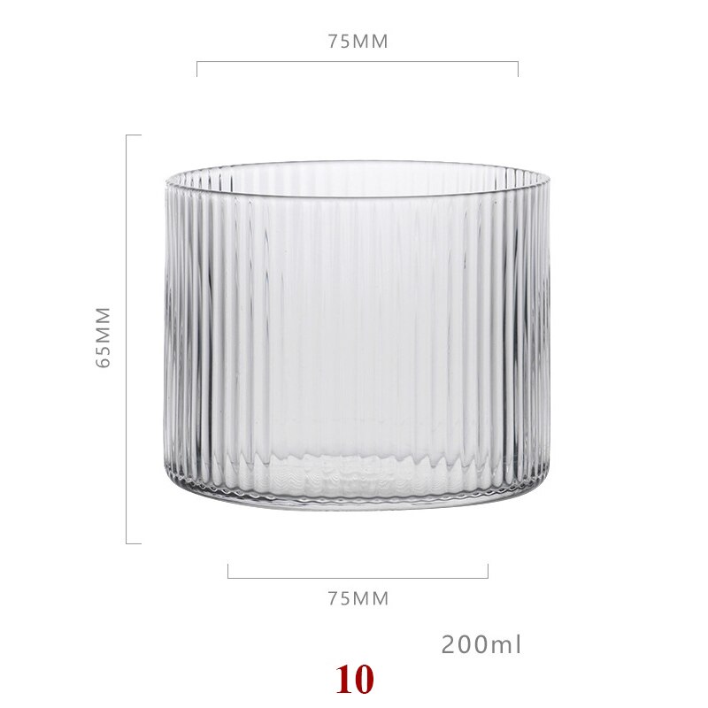 Set of 2-classical home morning water glass office water juice glass cup GLA-1520: 10