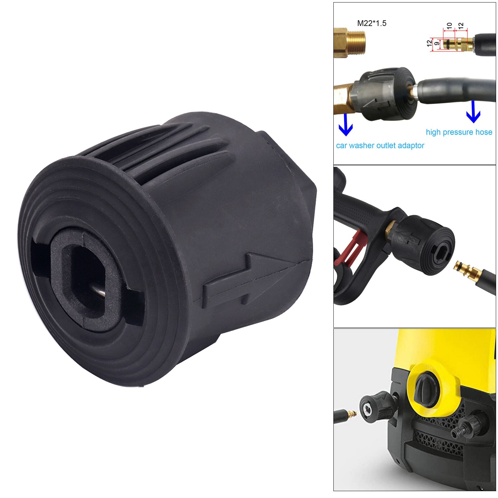 Pressure Washer Outlet Hose Connector Converter for K Water Cleaning Hose