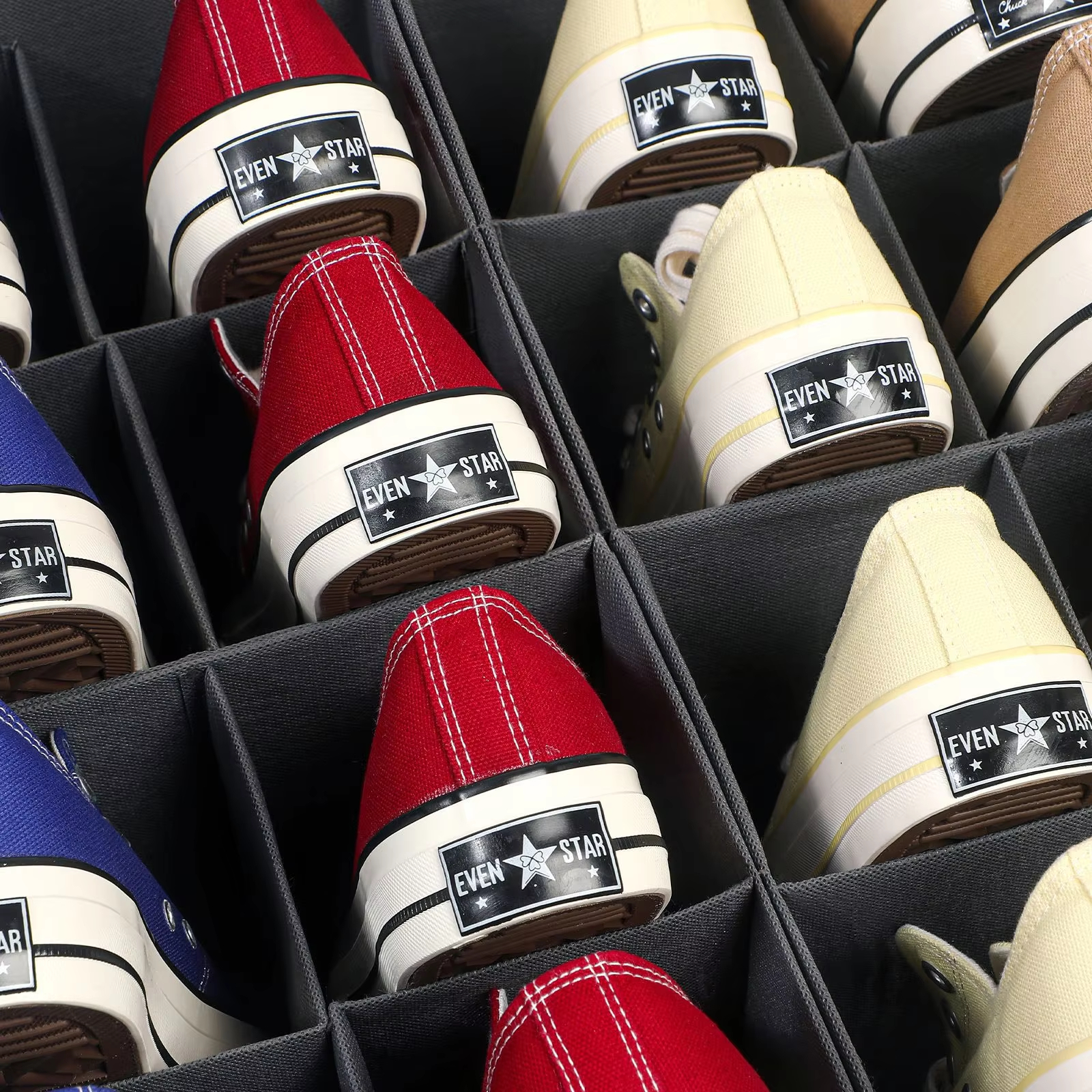 Składane pudełko robić przechowywania butów - odporny na kurz organizer na buty, oszczędzająca miejsce szafka na buty