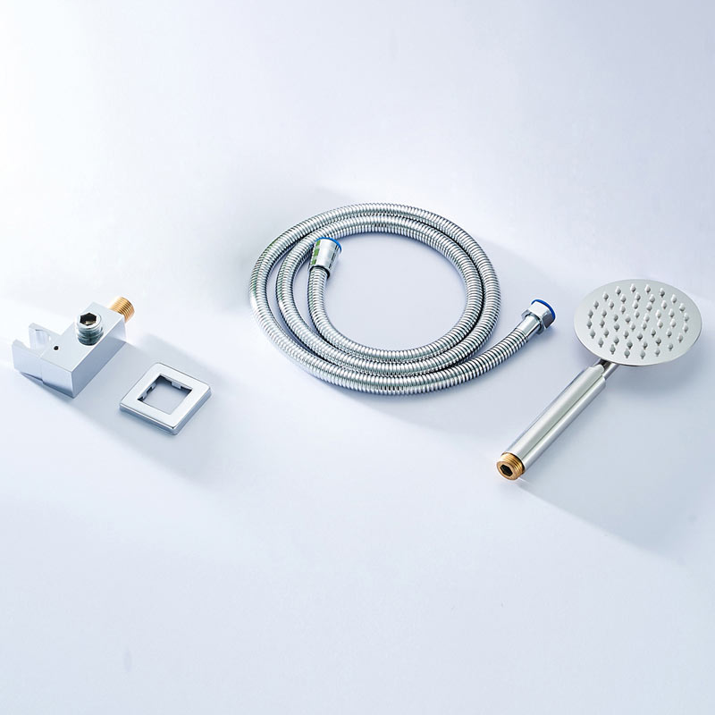 BAKALA Round/Square SUS304 Stainless steel shower head With Wall