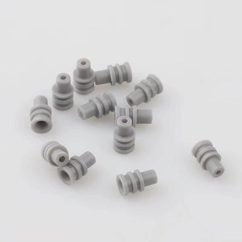 Auto Plug-In Holle Rubberen Ring Afdichting Grijze Plug Nr. 1 Grijze Kleine Lederen Connector Plug 963530-1