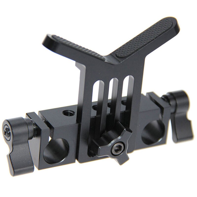 Volledige lensondersteuning 15mm staafklem railblok voor dslr-rig staafondersteuning railsysteem  c1108 camerafotografie-accessoires