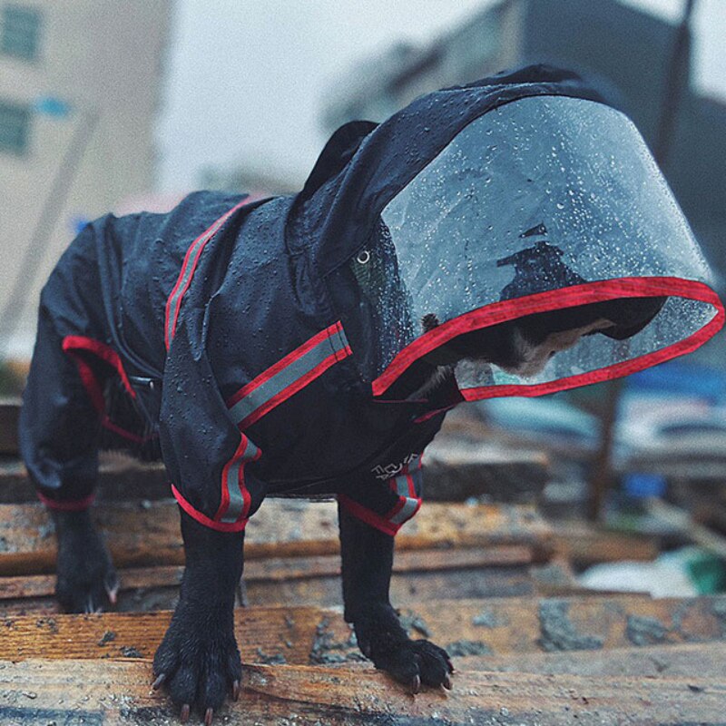 Pet Kleding Regenjas Hond Poncho Huisdier Vier-Legged Waterdichte All-Inclusive Teddy Chihuahua Kleine Hond Grote Hond Regenachtige dag Kleding