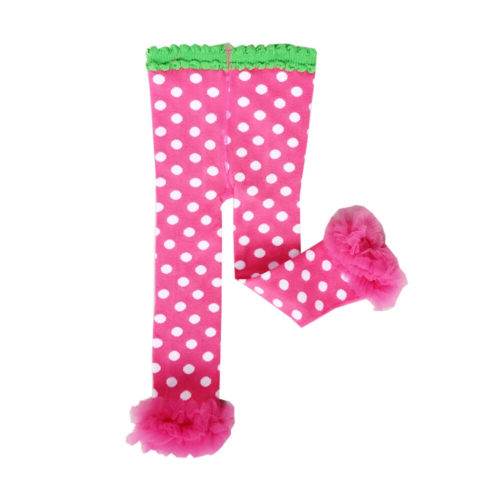 6M-5T Baby Meisje Panty Kindje Kousen Rajstopy Handgemaakte Been Mesh Kant Polka Dot Jacquard Zonder Voeten panty Meisje