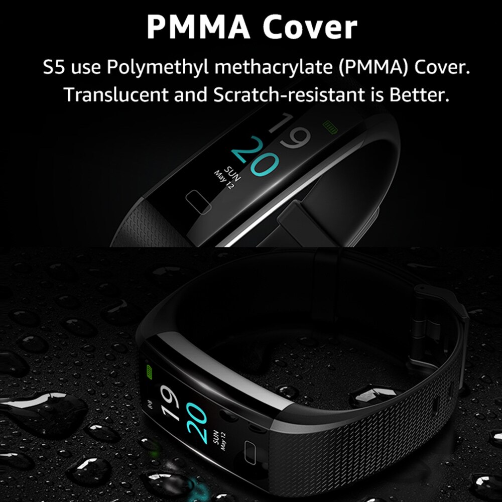 Waterdichte Smart Stappenteller Horloge Armband Polsband Bloeddrukmeting Fitness Tracker Camera Control Stappenteller