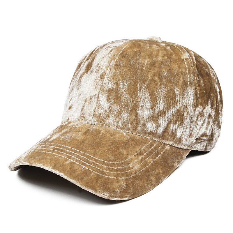 Herfst Winter Mannen Retro Vlakte Fluwelen Baseball Cap Hoed Zwart Blauw-Groen Grijs Kaki Gesp Verstelbare