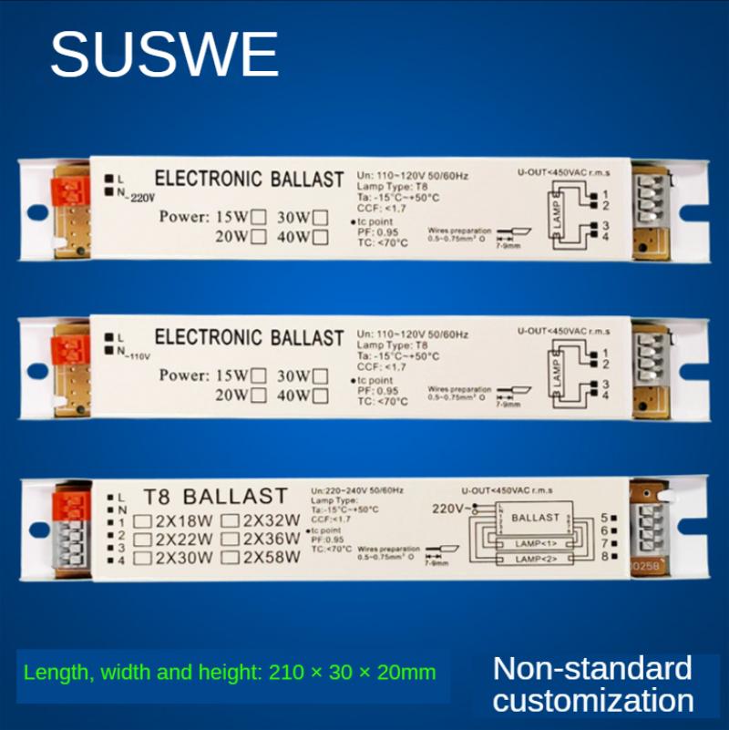 Ballast with indicator lamp can be equipped with preheating start disinfection lamp fluorescent lamp electronic ballast