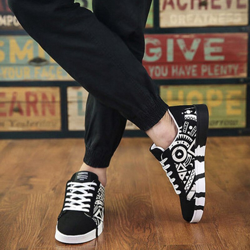 Loozykit herr sneakers vår/höst herr fritidsskor canvas sneakers koreanska sport manliga studentskor