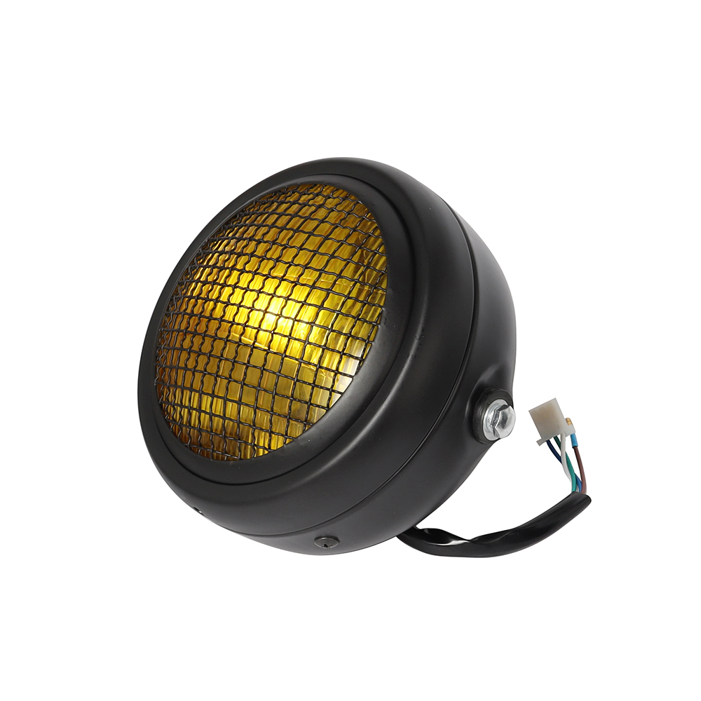 Motorfiets Koplamp Ronde Retro H2 Halogeen 12v 35w 2250lm Koplamp Licht Gemodificeerde Onderdelen