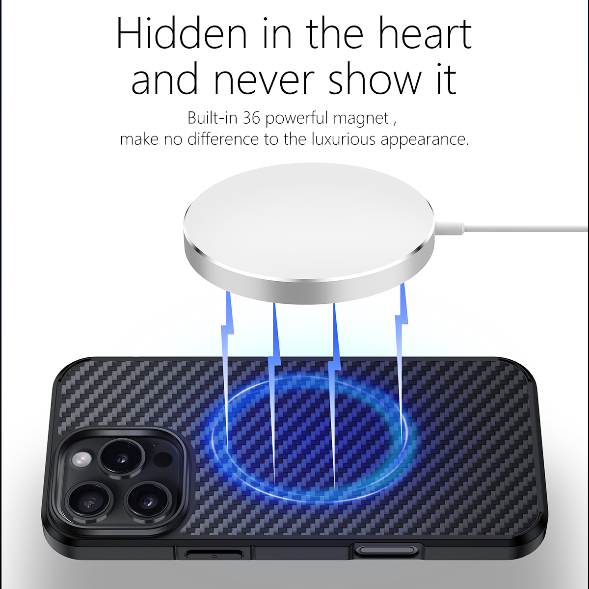 Til iphone 16 15 14 13 max 16 15 14 plus ægte kevlar aramidfiber etui magnetisk stødsikkert bagcover magsafe kompatibel