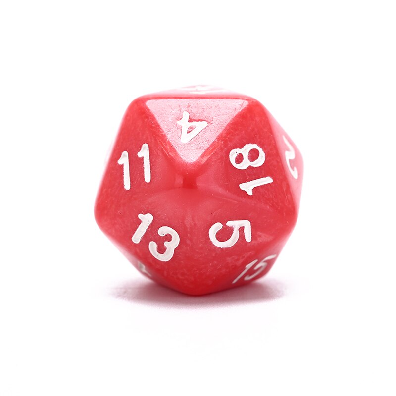 6Stck Multi-Seitige Würfel D20 Würfel Gemischt Farbe Acryl Ktv Spaß Würfel Brettspiel
