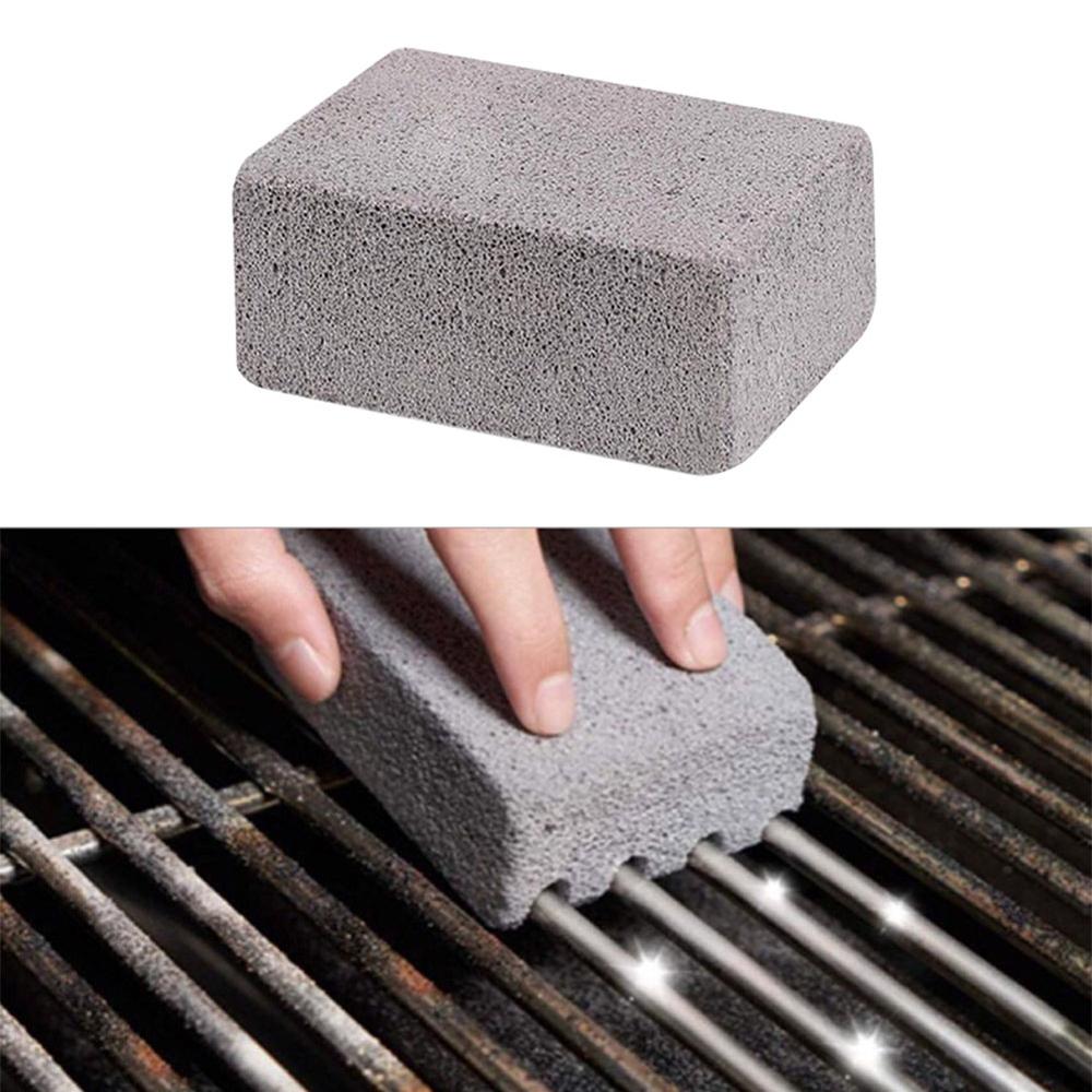1/2pcs BBQ Grill Cleaning Brick Block Stains Grease Remover Barbecue Racks Cleaner Stone Kitchen Picnic Gadgets