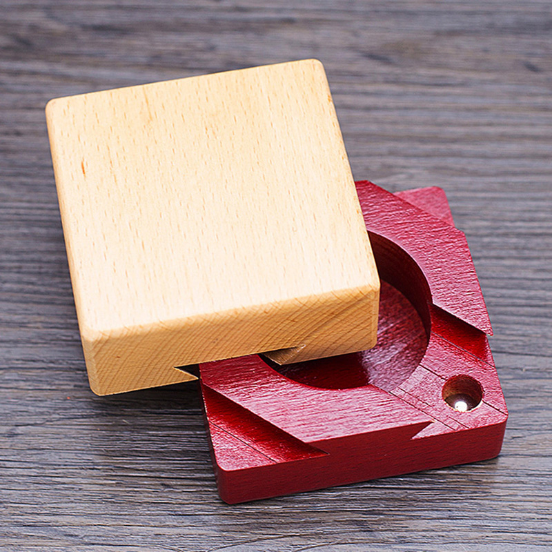 Unmöglichke Puzzlebox mit versteckten Fächern, 3D-Gehirnentaser aus Holz für Erwachsene und Kinder, Luban Lock Juegos De Ingenio Madera