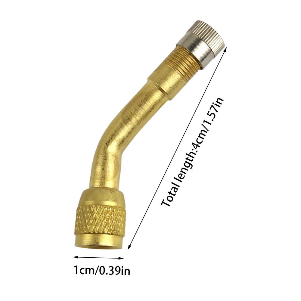 Adaptateur De Valve D'air 90° Pour Pneu Moto - Raccord D'angle En Laiton