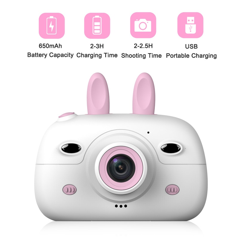 18MP enfants Mini caméra 1080P HD SLR double objectif 2.4 pouces mignon dessin animé caméra numérique vidéo Photo caméra enfants caméra meilleur