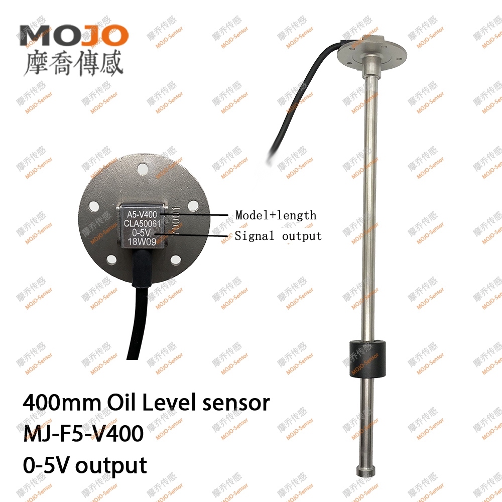 MJ-F5 Series diesel fuel tank level gauge OEM 12mm accuracy 0-5V output fuel level sensor