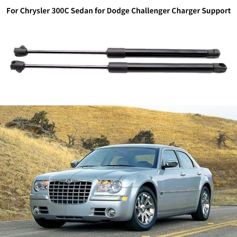 2 stk automotive hydraulikhåndtag hætte gasunderstøtning lift support 317 mm til chrysler 300c sedan dodge udfordrer oplader num bon