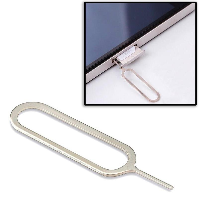 5000 Stks/partij ** Sim Card Ejector Tool Sim Card Tray Eject Pin Key Tool Voor Iphone 4 4 S 5G 5c 5 S 6 6 S 7 Plus Voor Mobiele Telefoons